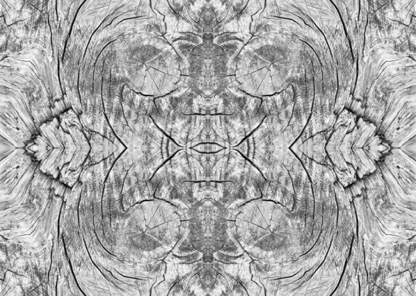 Abstraction Ligneuse Symétrique No.7